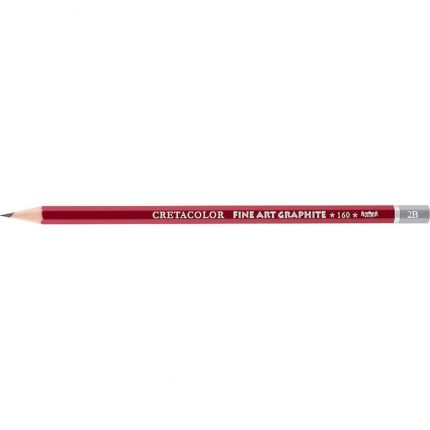 مداد طراحی با بدنه قرمز کرتاکالر مدل 2B