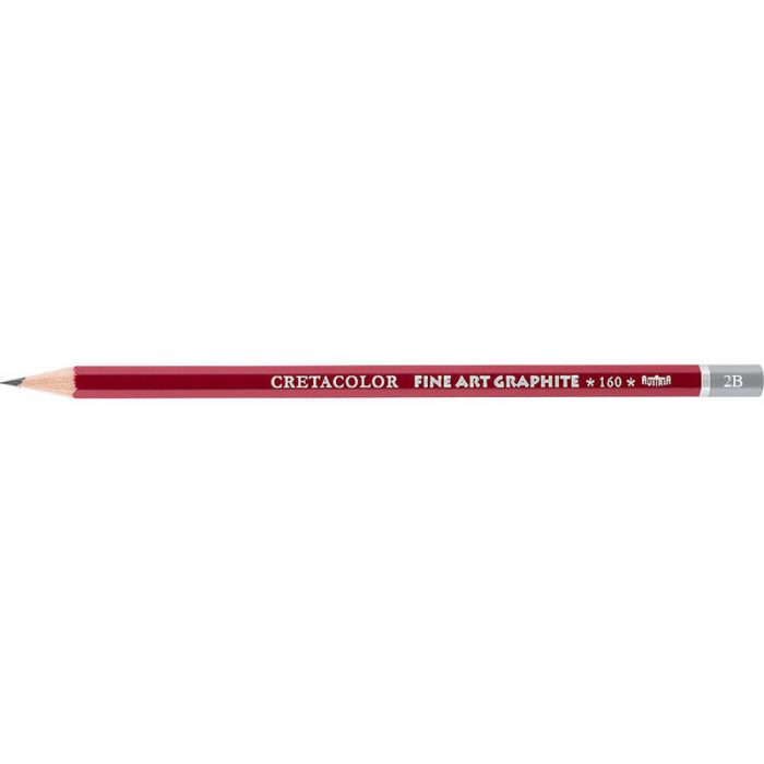 مداد طراحی با بدنه قرمز کرتاکالر مدل 2B