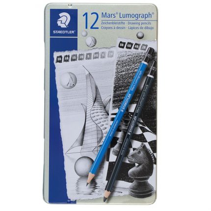 ست 12 عددی مداد طراحی استدلر مدل مارس لوموگراف 100G
