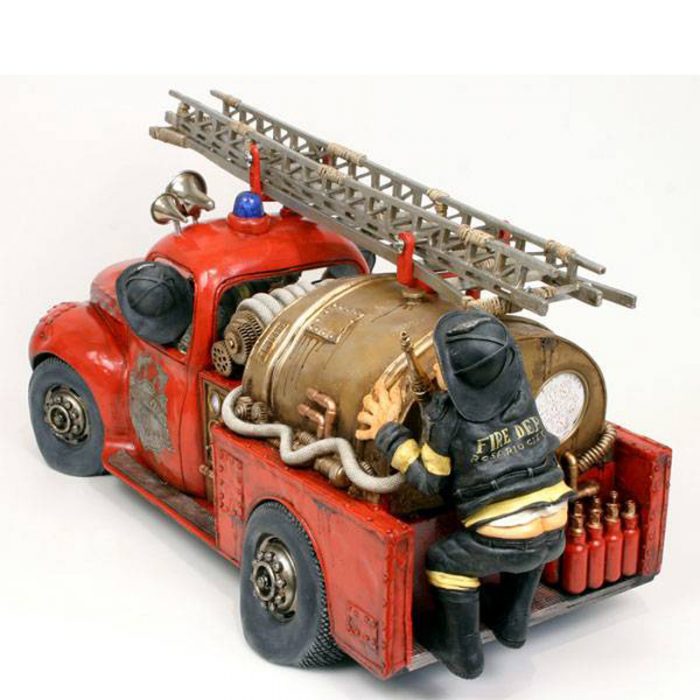 مجسمه فورچينو مدل ماشین آتش نشانی The fire engine کد FO85040