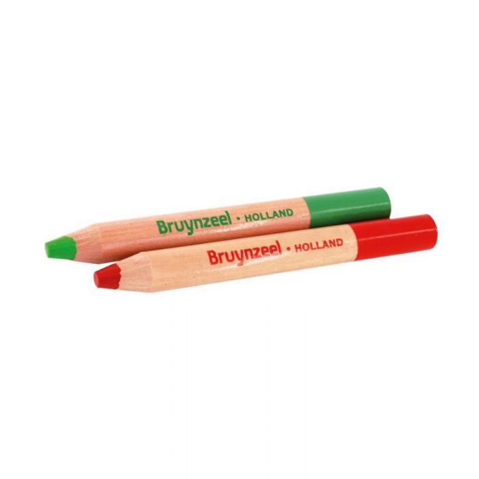 مداد شمعي طرح مداد رنگي 6 رنگ برونزیل