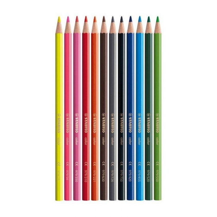مداد رنگی استابیلو آکواکالر 12 رنگ